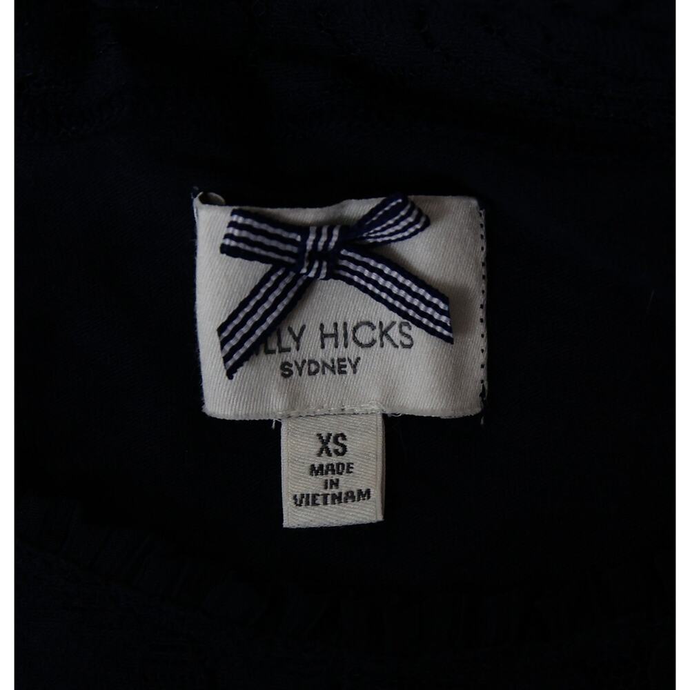Gilly Hicks blue ruffle babydoll cotton top size XS - Picture 2 of 5
